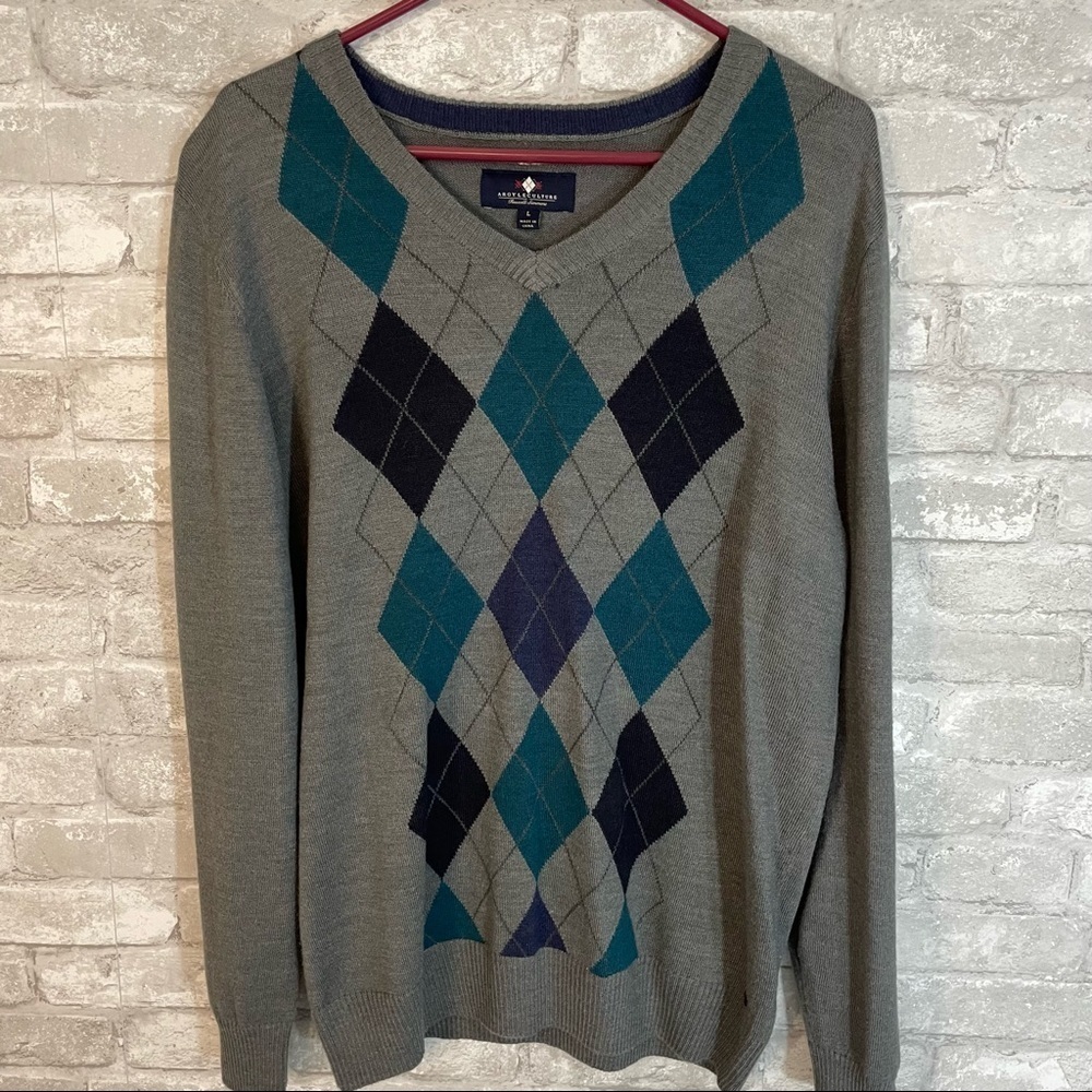 Argyleculture Vneck Sweater